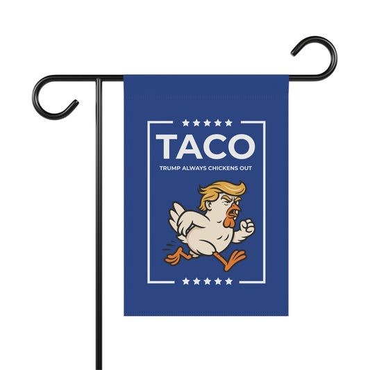 Trump TACO Chicken Flag